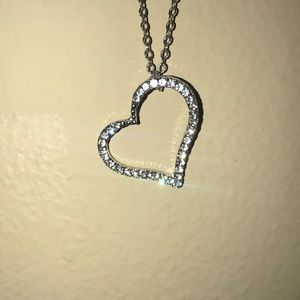 large heart necklace